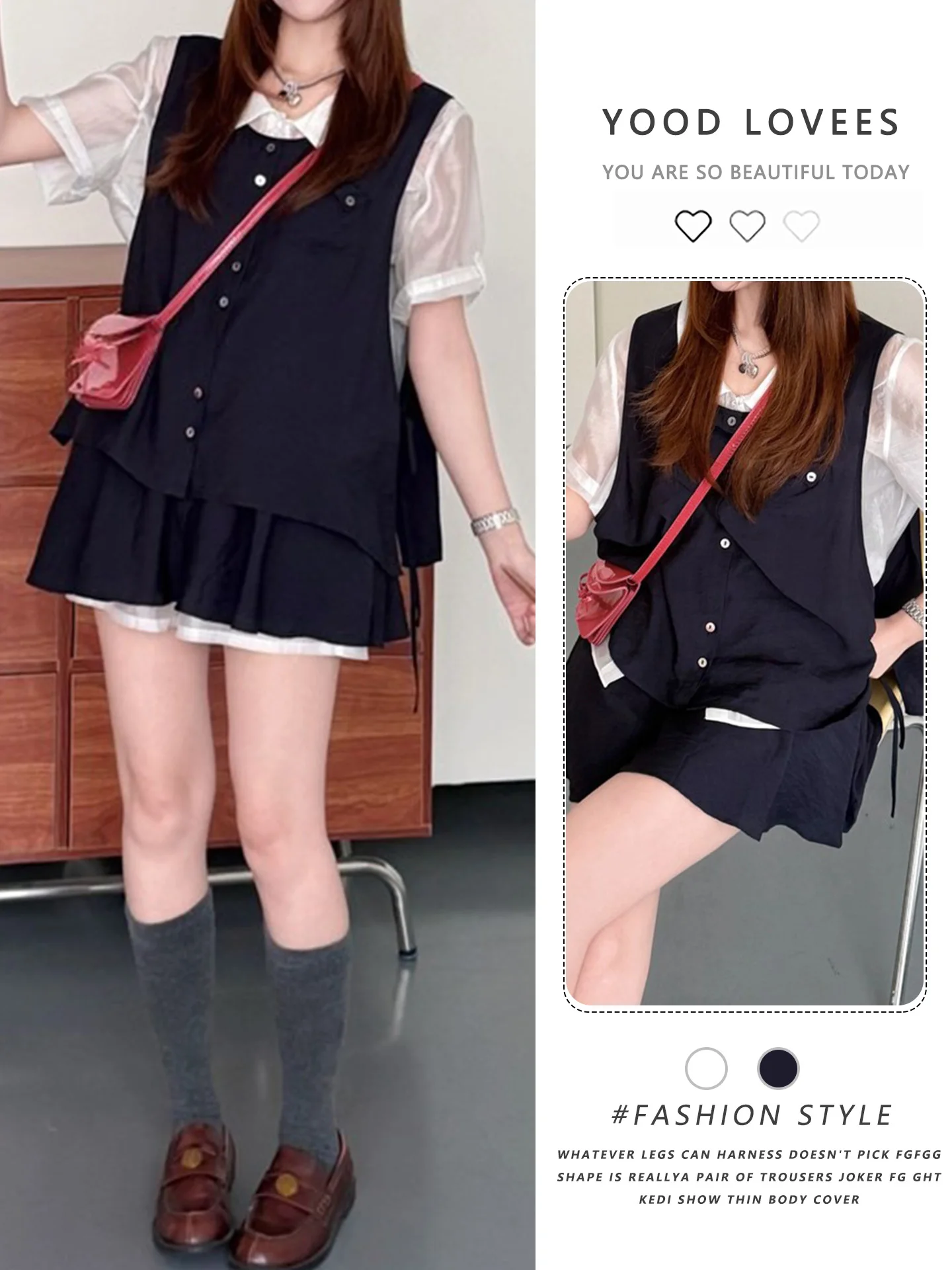 Summer 2026 Fashion Slimming Design Sense Shirt And Half Skirt Set Women's Ensemble Short Sleeve Collar Button Closure C...
Summer 2026 Fashion Slimming Design Sense Shirt And Half Skirt Set Women's Ensemble Short Sleeve Collar Button Closure C...
