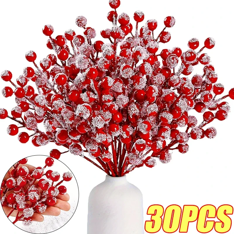30/1PCS Artificial Frost Berries Christmas Red Berry Branch Ornament New Year Party Xmas Tree Decoration DIY Wreath Fake Flowers
30/1PCS Artificial Frost Berries Christmas Red Berry Branch Ornament New Year Party Xmas Tree Decoration DIY Wreath Fake Flowers