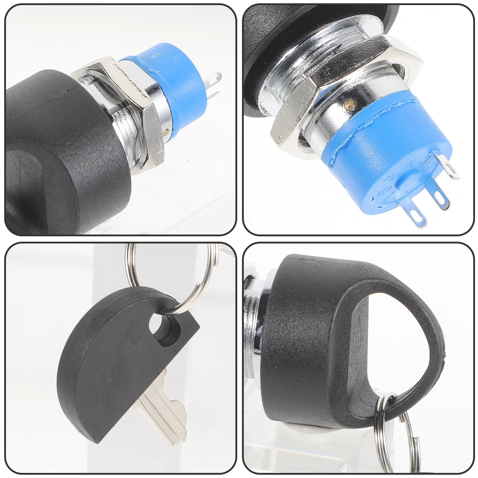 Electrical Ignition with Key Durable Plastic Alloy Starter Switch for Mobility Scooter Replacement on Off Ignition Spare Parts 
Electrical Ignition with Key Durable Plastic Alloy Starter Switch for Mobility Scooter Replacement on Off Ignition Spare Parts