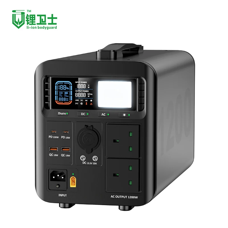 LWS High Power 1200W Home Outdoor Solar Power Bank Supply Portable Power supply
LWS High Power 1200W Home Outdoor Solar Power Bank Supply Portable Power supply