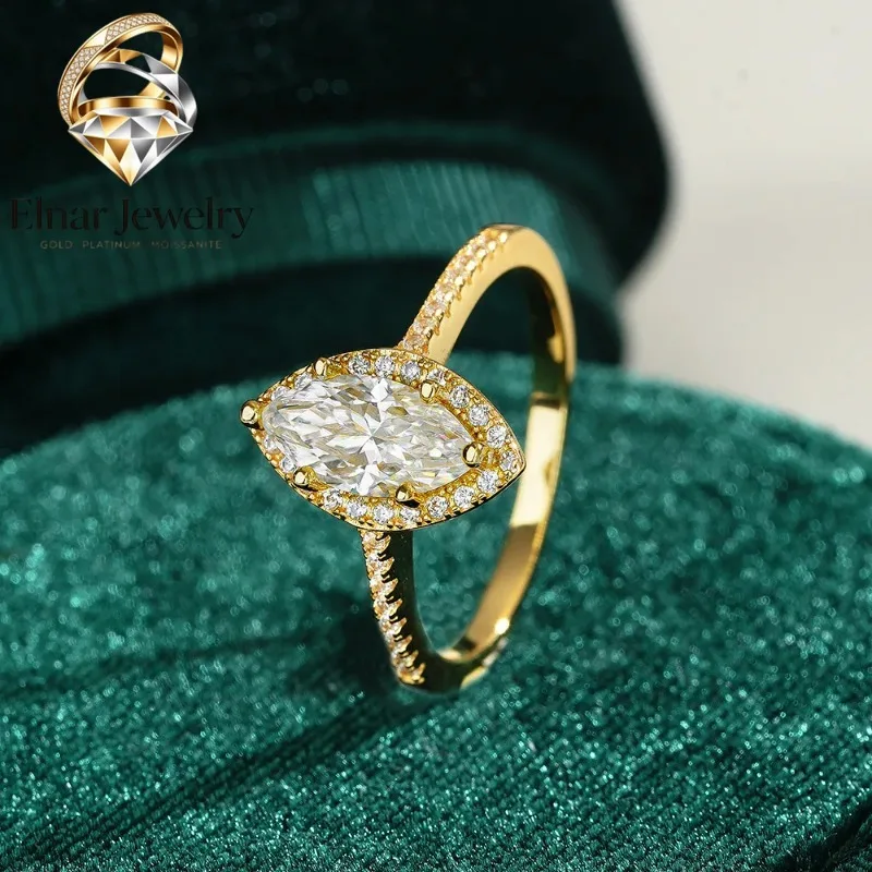 Elnar Jewelry Women's AU999 Real Gold Ring Magnolia ring ring heart-shaped plated 24K gold mossanite 1 carat
Elnar Jewelry Women's AU999 Real Gold Ring Magnolia ring ring heart-shaped plated 24K gold mossanite 1 carat