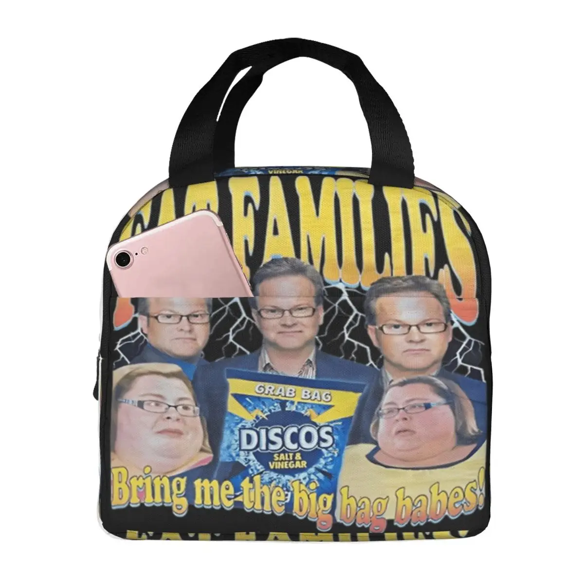 Изолированный ланч-бокс для жирных семей, Великобритания, ТВ, комедийный мем, забавный ящик для хранения еды, уникальный дизайн, термохолодильник, коробка для бенто для школы
Изолированный ланч-бокс для жирных семей, Великобритания, ТВ, комедийный мем, забавный ящик для хранения еды, уникальный дизайн, термохолодильник, коробка для бенто для школы