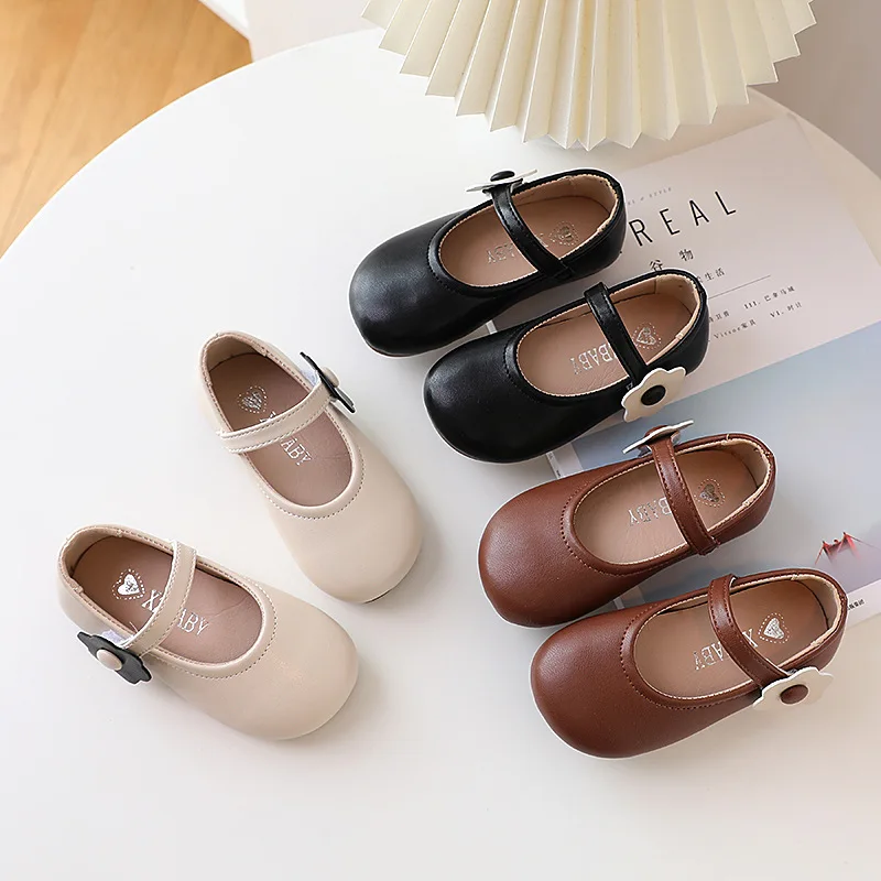 New Princess Shoes Trendy Versatile Leather Shoe Soft Soles Anti Slip Casual Girl Shoes Cute Flower Kid Shoe Exquisite Sandals
New Princess Shoes Trendy Versatile Leather Shoe Soft Soles Anti Slip Casual Girl Shoes Cute Flower Kid Shoe Exquisite Sandals