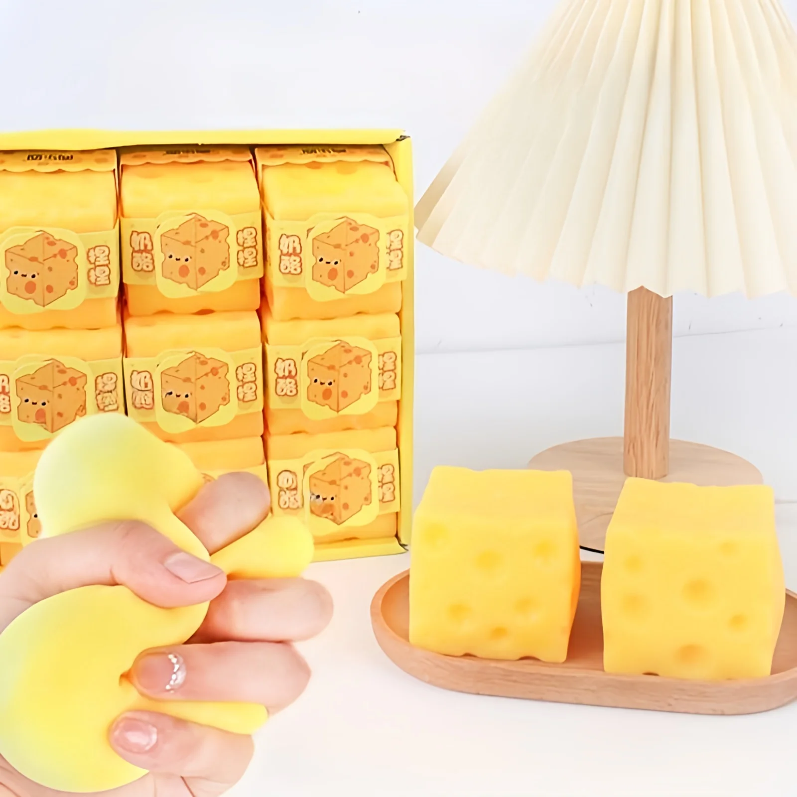 LL Square Cheese Squeeze Toys Slow Rebound Push Stress Relief Sensory Toy Soft Butter Cheese Fidget Toy Christmas Present
LL Square Cheese Squeeze Toys Slow Rebound Push Stress Relief Sensory Toy Soft Butter Cheese Fidget Toy Christmas Present