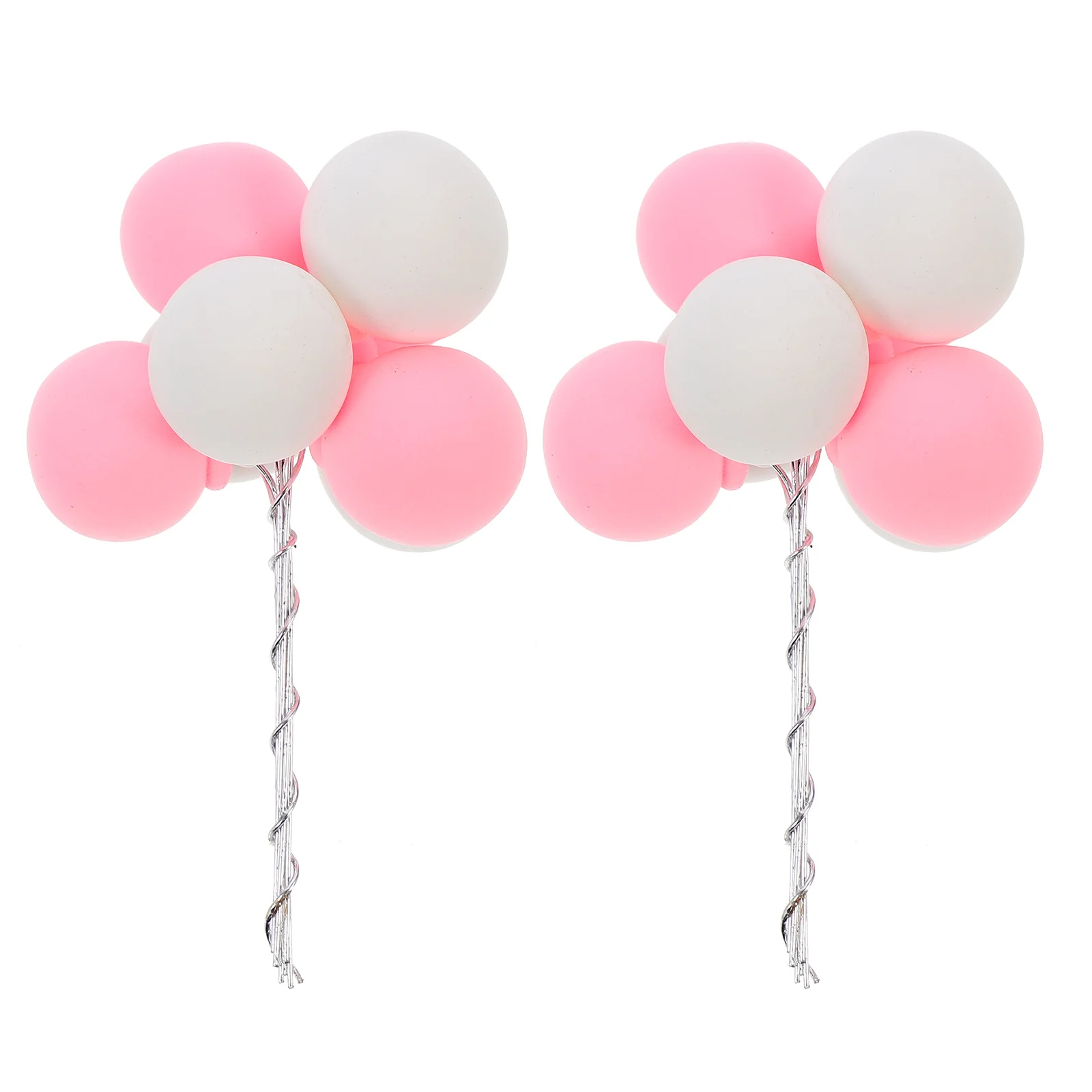 2 pcs Cake Toppers Balloon Design Bride Decorations Reusable Clay Wire Wedding Birthday Party Cupcake Inserting Decor
2 pcs Cake Toppers Balloon Design Bride Decorations Reusable Clay Wire Wedding Birthday Party Cupcake Inserting Decor