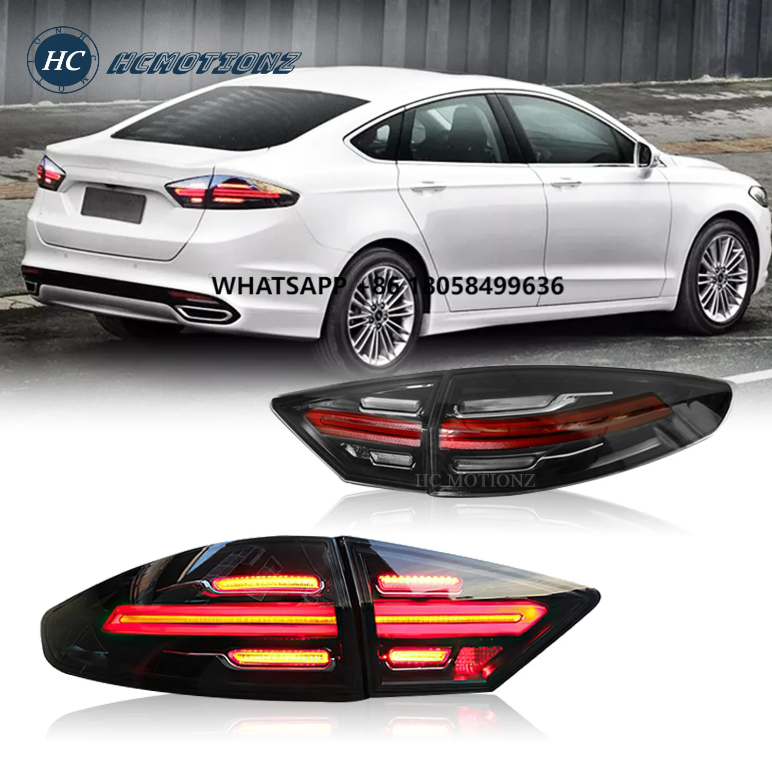 HCMOTIONZ Support for US Shipments DRL Rear Lights Accessories 2013-2016 LED Tail Lights for Ford Fusion Mondeo
HCMOTIONZ Support for US Shipments DRL Rear Lights Accessories 2013-2016 LED Tail Lights for Ford Fusion Mondeo