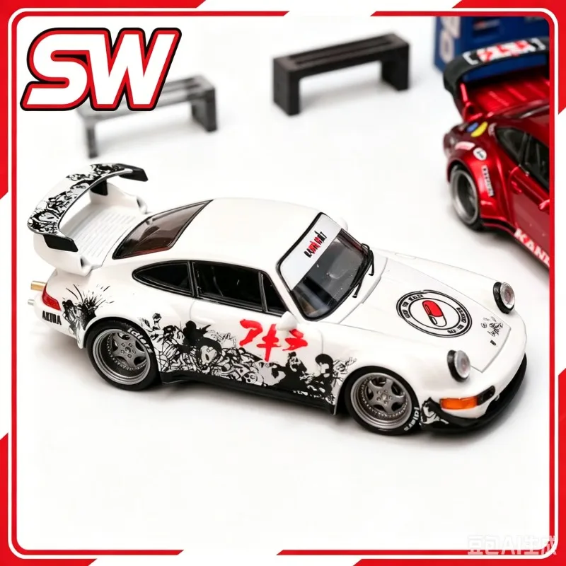 SW 1:64 RWB 964 AKIRA painted alloy car model collectibles, simulated static ornaments, holiday creative gifts, male gifts.
SW 1:64 RWB 964 AKIRA painted alloy car model collectibles, simulated static ornaments, holiday creative gifts, male gifts.