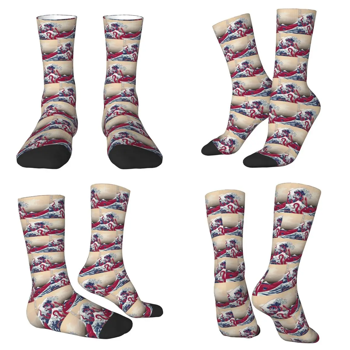 Ukiyoe Style Ocean Wave Octopus Art Socks Sweat Absorbing Stockings All Season Long Socks Accessories for Unisex Christmas Gifts
Ukiyoe Style Ocean Wave Octopus Art Socks Sweat Absorbing Stockings All Season Long Socks Accessories for Unisex Christmas Gifts