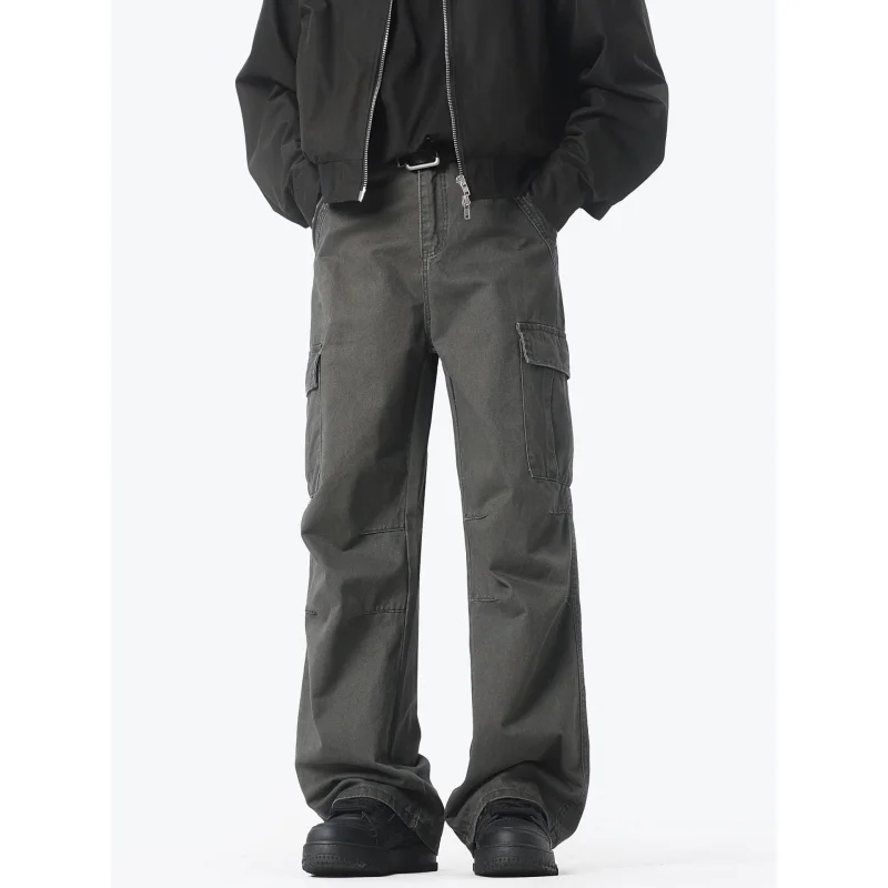 Men's Cargo Pants Multi-pocket Baggy Casual Wide-leg Spring and Summer Pants High Street Fashion Vintage Straight Trousers
Men's Cargo Pants Multi-pocket Baggy Casual Wide-leg Spring and Summer Pants High Street Fashion Vintage Straight Trousers