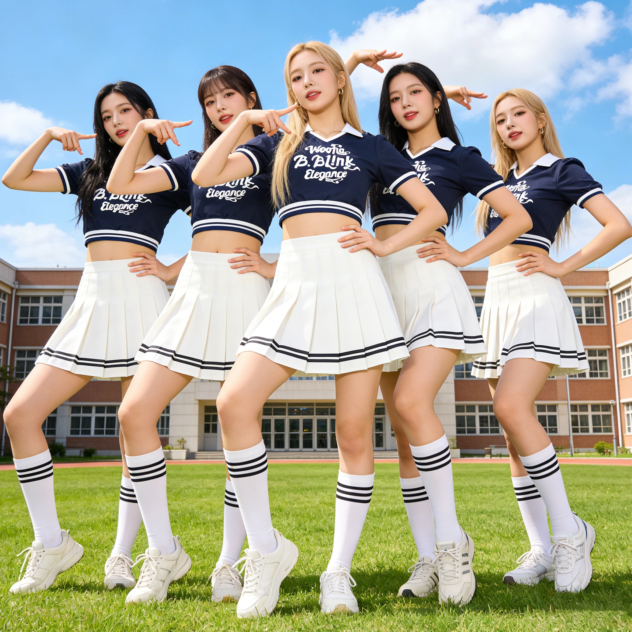 Fitn Aerobics Performance Suit Women's T Cheerleading Costume Jazz Dance Outfit Student Sports Meeting Set Dancewear
Fitn Aerobics Performance Suit Women's T Cheerleading Costume Jazz Dance Outfit Student Sports Meeting Set Dancewear