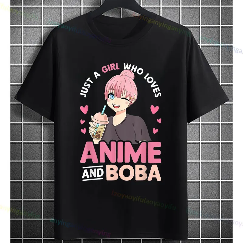 Funny Anime & Boba Milk Tea Graphic T-shirt Casual Black Short Sleeve 100% Cotton Round Neck Tshirt Perfect for Streetwear
Funny Anime & Boba Milk Tea Graphic T-shirt Casual Black Short Sleeve 100% Cotton Round Neck Tshirt Perfect for Streetwear
