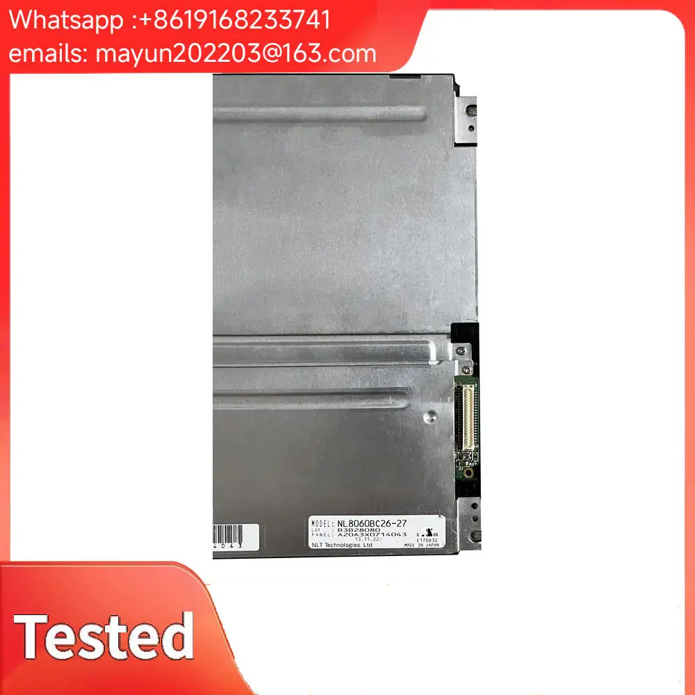 Original 10.4-inch industrial screen tested in stock NL8060BC26-28D NL8060BC26-28N NL8060BC26-27 NL8060BC26-17 NL8060BC26-28
Original 10.4-inch industrial screen tested in stock NL8060BC26-28D NL8060BC26-28N NL8060BC26-27 NL8060BC26-17 NL8060BC26-28