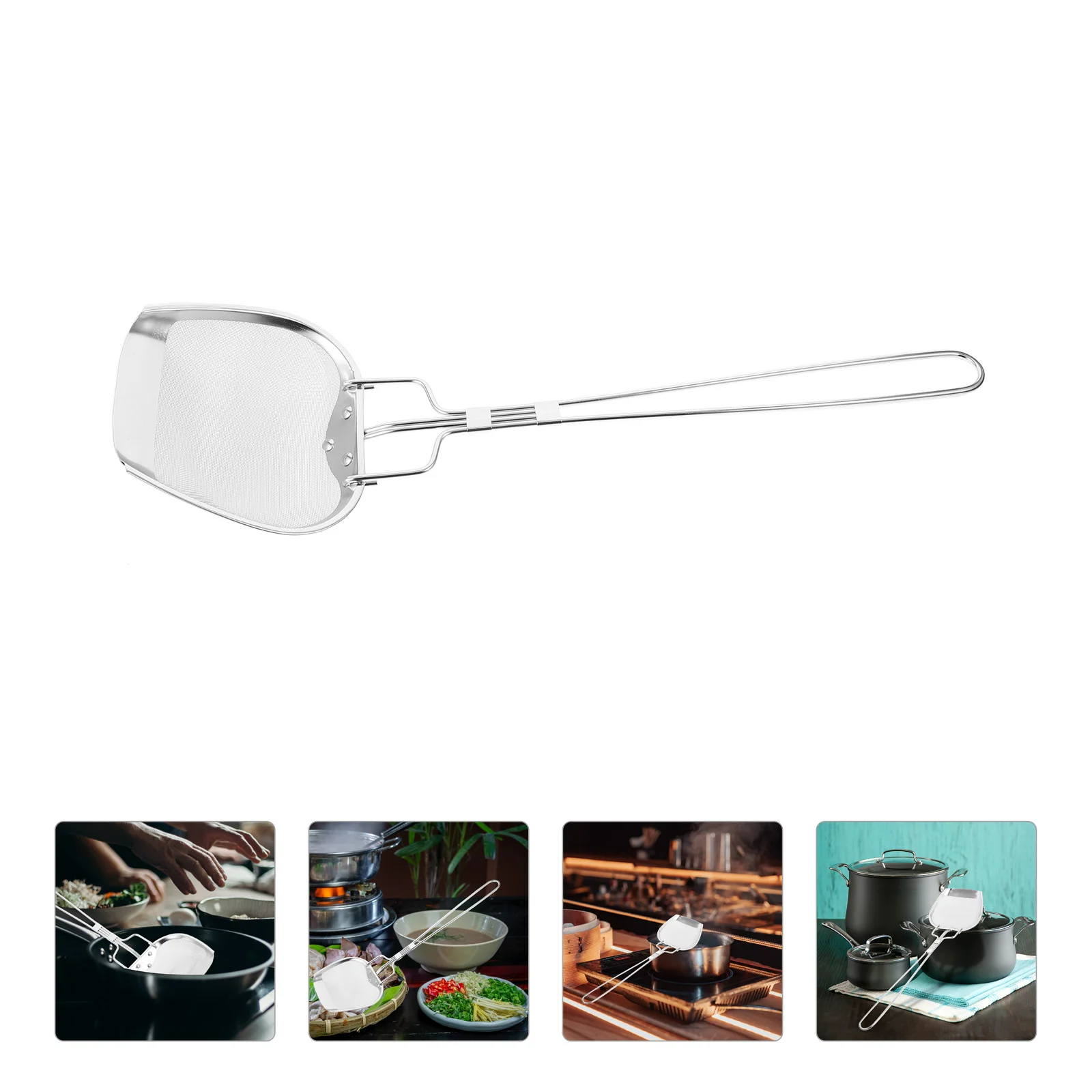 Oil Skimmer Fine Mesh Pasta Drainer Stainless Steel Skimming Ladle Hand Strainer Food Small Strainer Kitchen
Oil Skimmer Fine Mesh Pasta Drainer Stainless Steel Skimming Ladle Hand Strainer Food Small Strainer Kitchen