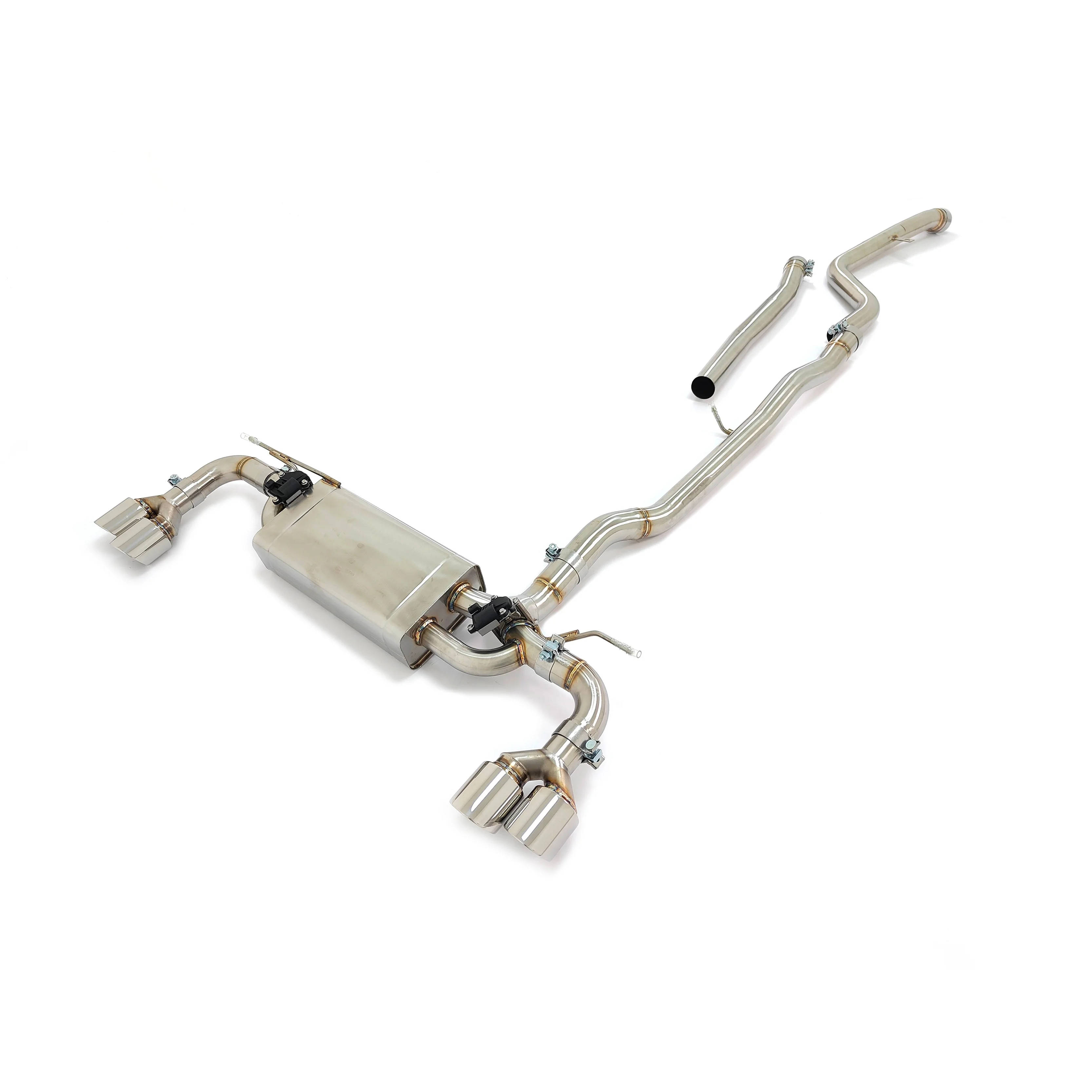Valvetronic Muffler With Remote Control for BMW 5 series G30 G38 B58 525i 528i 540i 530i SS304 Polished Exhaust
Valvetronic Muffler With Remote Control for BMW 5 series G30 G38 B58 525i 528i 540i 530i SS304 Polished Exhaust