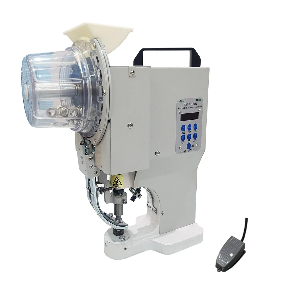 Full Automatic Electrical Grommet Eyelet Machine Hot Sale Electrical Automatic Grommet Machine
Full Automatic Electrical Grommet Eyelet Machine Hot Sale Electrical Automatic Grommet Machine