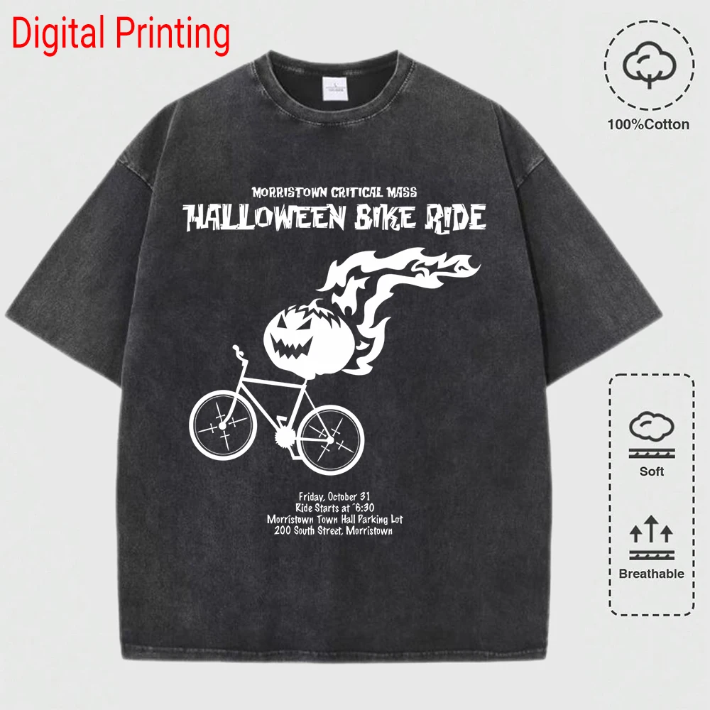 Женская потертая футболка с цифровым принтом A Blazing Pumpkin Bicycle, летняя футболка с круглым вырезом, повседневный топ в стиле хип-хоп, хлопковая универсальная одежда
Женская потертая футболка с цифровым принтом A Blazing Pumpkin Bicycle, летняя футболка с круглым вырезом, повседневный топ в стиле хип-хоп, хлопковая универсальная одежда