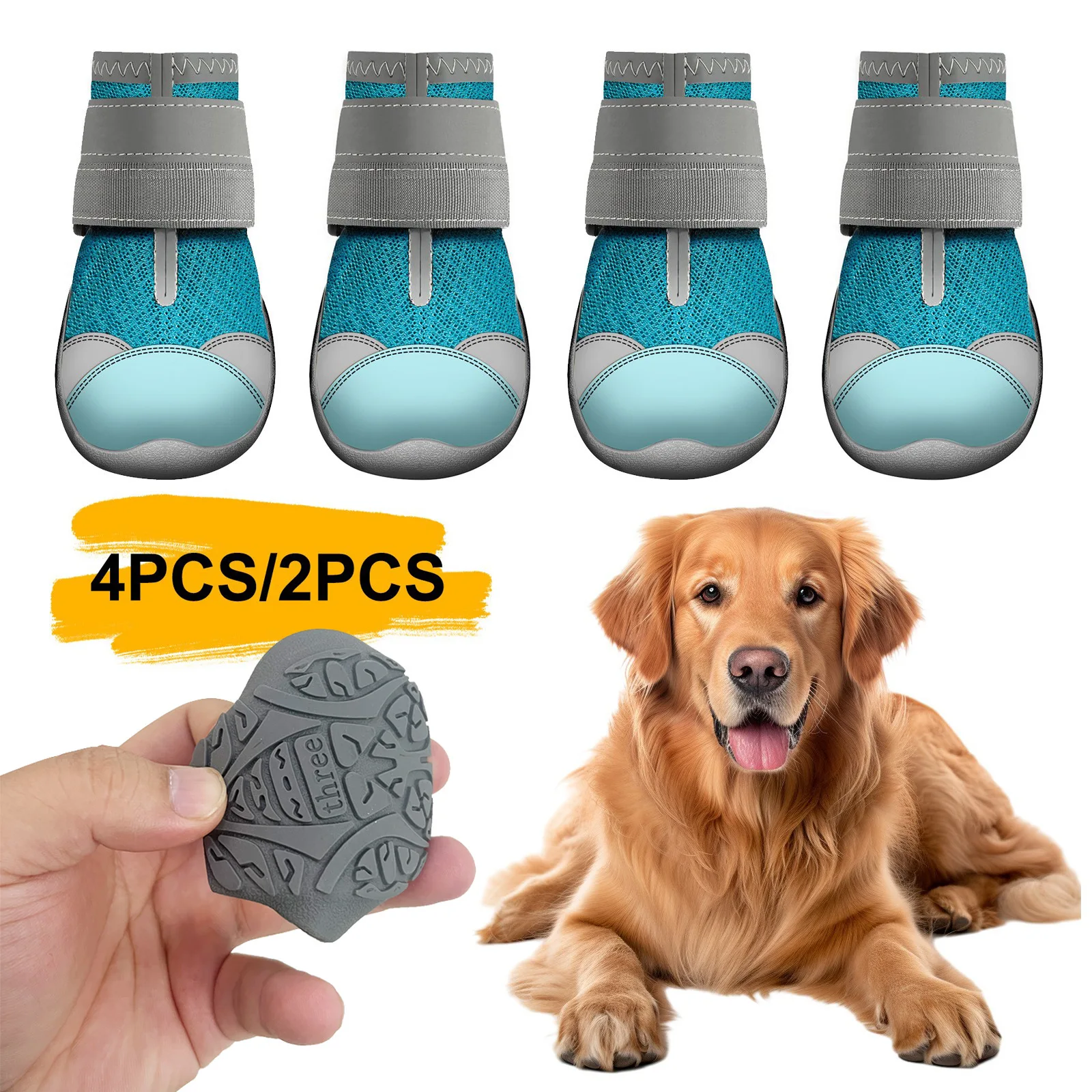 Dog Shoes Pet Mesh Breathable Reflective Dog Shoes Non-slip Wear-resistant Heat-insulating Pet Shoes
Dog Shoes Pet Mesh Breathable Reflective Dog Shoes Non-slip Wear-resistant Heat-insulating Pet Shoes