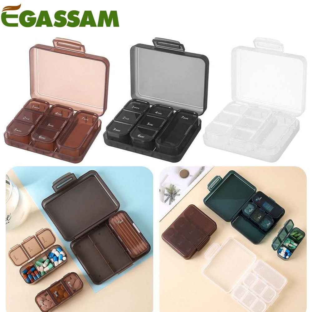 1PCS Portable Pill Organizer, Pill Box with 7 Compartments, Small Pill Case for for Vitamins/Fish Oils/Supplements
1PCS Portable Pill Organizer, Pill Box with 7 Compartments, Small Pill Case for for Vitamins/Fish Oils/Supplements