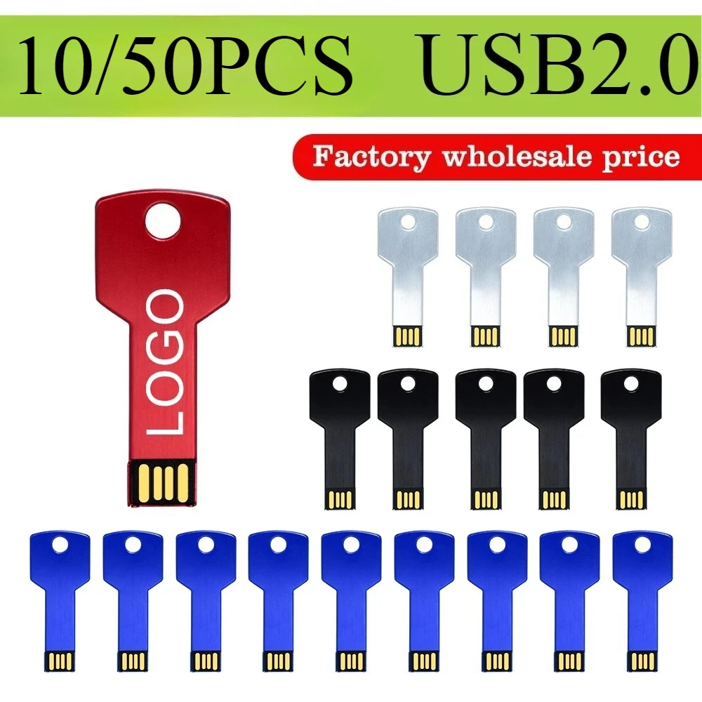 10/50PCS Custom logo USB Key shape Pendrive Metal Memory Stick 4GB 8GB 16GB 64GB Flash Drive pen drive flash usb disk pen drive
10/50PCS Custom logo USB Key shape Pendrive Metal Memory Stick 4GB 8GB 16GB 64GB Flash Drive pen drive flash usb disk pen drive