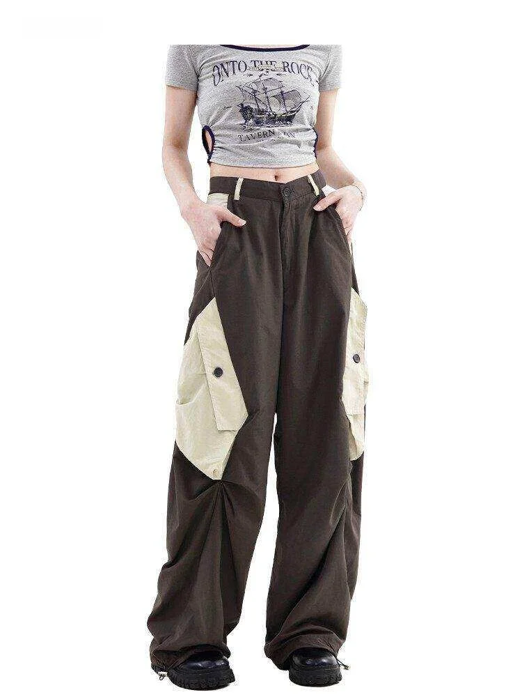 XFX American Retro Color Block Large Pocket Loose Wide Leg Casual Pants Women's Straight Tube Sporty Long Trousers Trendy
XFX American Retro Color Block Large Pocket Loose Wide Leg Casual Pants Women's Straight Tube Sporty Long Trousers Trendy