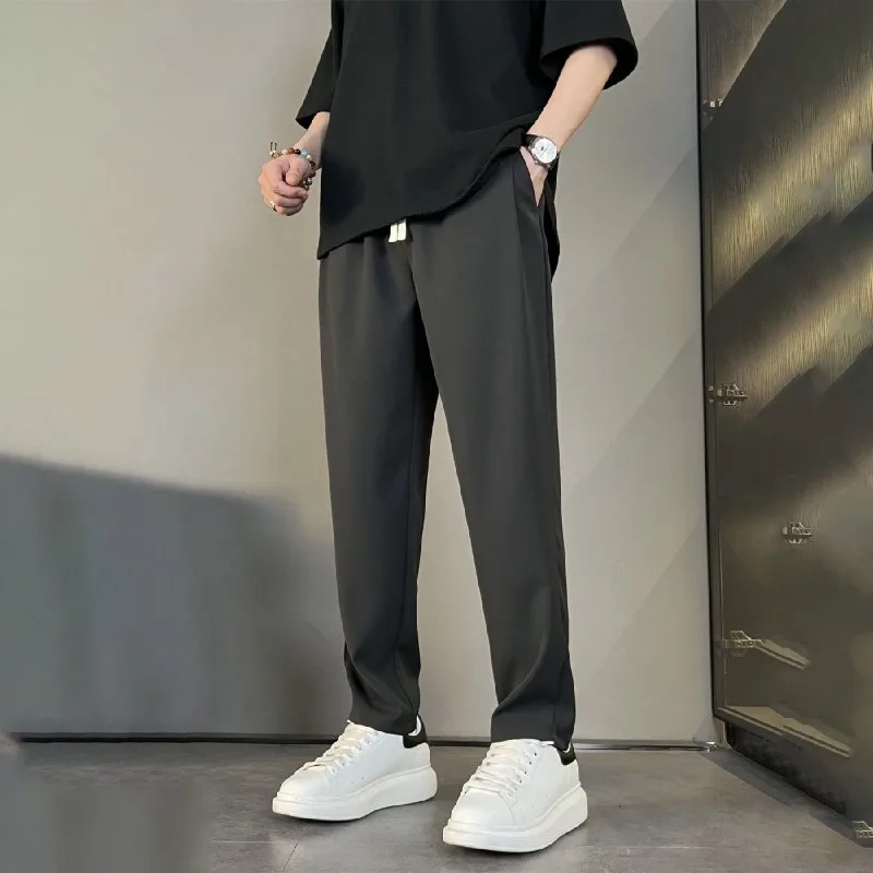 Korean Version Straight Tube Falling Sensation Temperament Loose Leisure Versatile Simplicity Fashion Men's Pants Spring 2024
Korean Version Straight Tube Falling Sensation Temperament Loose Leisure Versatile Simplicity Fashion Men's Pants Spring 2024
