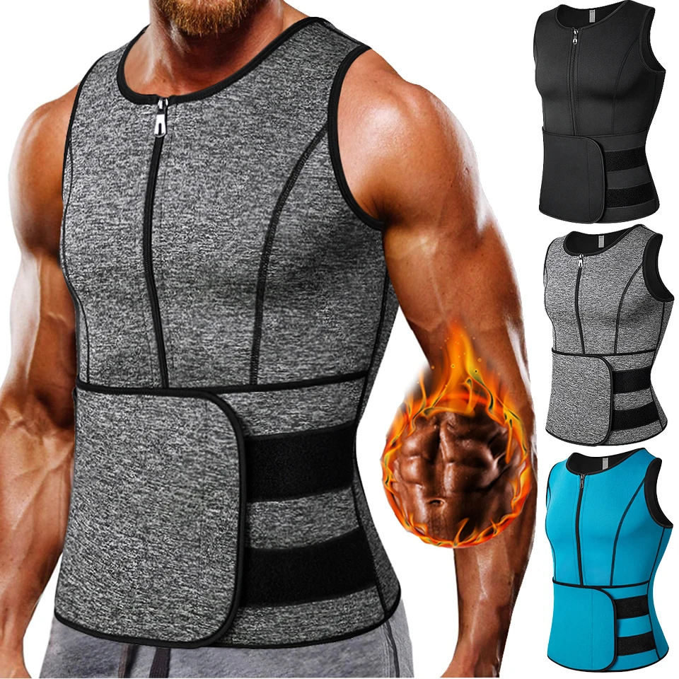 Neoprene Men's Shapers Sweat Vest for Men Waist Trainer Vest Adjustable Workout Body Shaper with Double Zipper for Sauna Suit
Neoprene Men's Shapers Sweat Vest for Men Waist Trainer Vest Adjustable Workout Body Shaper with Double Zipper for Sauna Suit