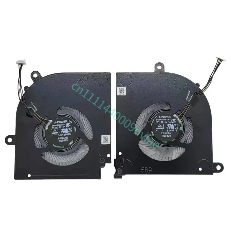 CPU and GPU Cooling Fan for MSI Stealth 15M MS-1562 MS-1563 Series Laptop Dual Fans DC5V BS5405HS-U4W BS5405HS-U4X 0.2
CPU and GPU Cooling Fan for MSI Stealth 15M MS-1562 MS-1563 Series Laptop Dual Fans DC5V BS5405HS-U4W BS5405HS-U4X 0.2