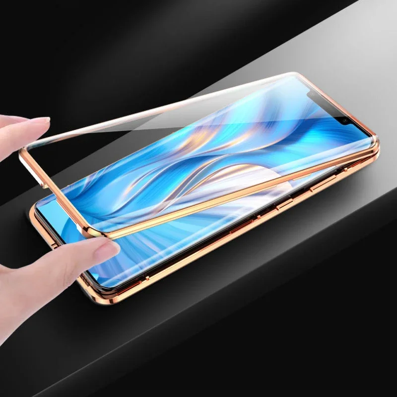 Metal Magnetic Bumper Tempered Glass Phone Case For XiaoMi 14 Ultra 15 Pro Full Lens Protection PU Leather Back Cover Cases
Metal Magnetic Bumper Tempered Glass Phone Case For XiaoMi 14 Ultra 15 Pro Full Lens Protection PU Leather Back Cover Cases