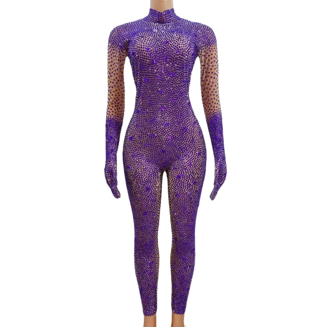 Women Singer Showgirl Las Vegas Pageant Photo Shoot Stage Wear Drag Queen Outfit Sparkly Full Rhinestone Jumpsuits Gloves
Women Singer Showgirl Las Vegas Pageant Photo Shoot Stage Wear Drag Queen Outfit Sparkly Full Rhinestone Jumpsuits Gloves