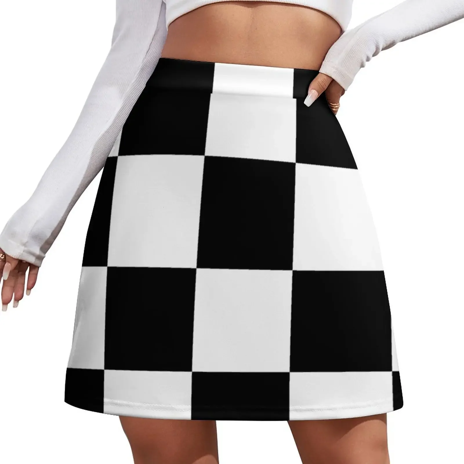 Black and White Checkered Pattern Mini Skirt kawaii clothes School uniform Mini Skirt
Black and White Checkered Pattern Mini Skirt kawaii clothes School uniform Mini Skirt