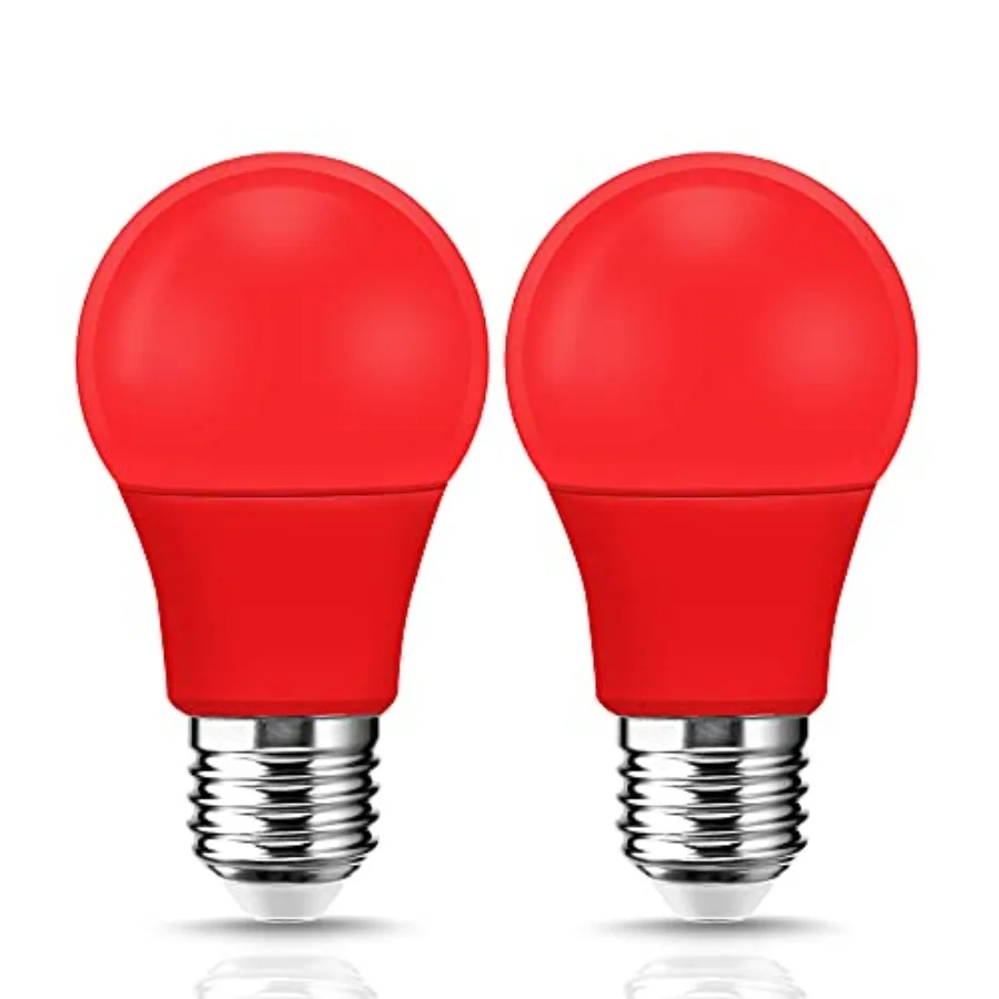 LED Light Bulb 60W Equivalent, A19 LED E26 Base Color Light Bulbs, 9W Bulb for Halloween, Christmas Decoration, Party, Bars, Po
LED Light Bulb 60W Equivalent, A19 LED E26 Base Color Light Bulbs, 9W Bulb for Halloween, Christmas Decoration, Party, Bars, Po