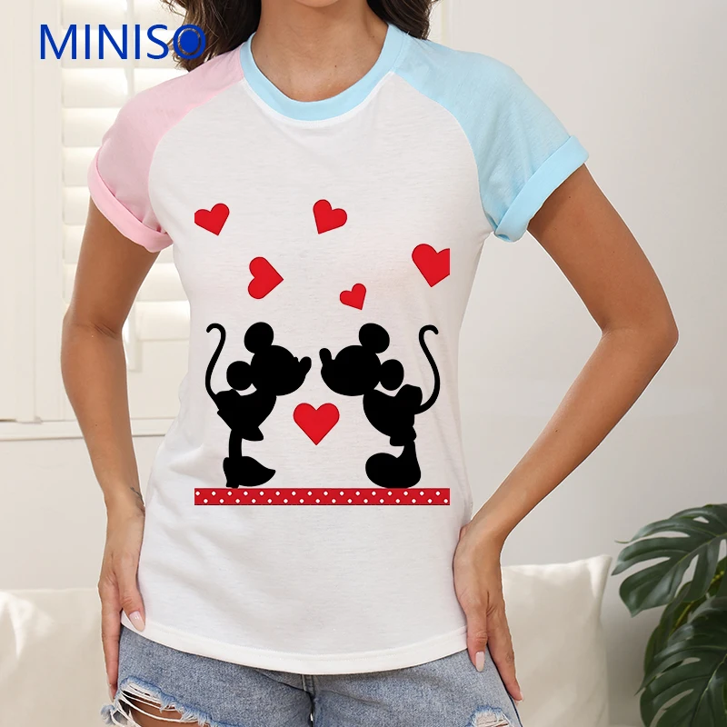 Trends 2025 Women Female Clothes Custom Y2k T-shirt Short Sleeve Disney Mickey Minnie Cartoon Clothing Brands Summer Dress
Trends 2025 Women Female Clothes Custom Y2k T-shirt Short Sleeve Disney Mickey Minnie Cartoon Clothing Brands Summer Dress