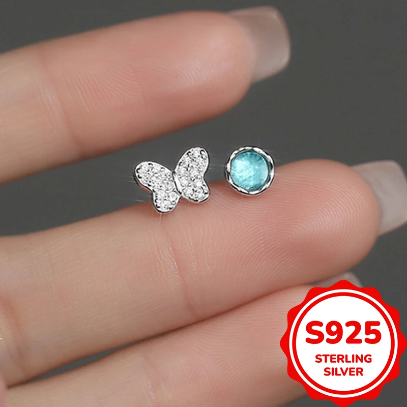 s925 Женские круглые комбинированные серьги-бабочки с нишевым дизайном и различными сторонами, модные, легкие, роскошные, простые, весом
s925 Женские круглые комбинированные серьги-бабочки с нишевым дизайном и различными сторонами, модные, легкие, роскошные, простые, весом