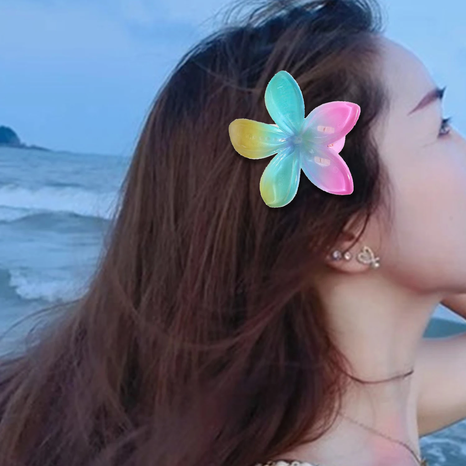 Gradient Egg Flower Hair Claws Clip Women Girls Sweet Acrylic Hairpins Summer Beach Hawaiian Headwear Hair Accessories Summer
Gradient Egg Flower Hair Claws Clip Women Girls Sweet Acrylic Hairpins Summer Beach Hawaiian Headwear Hair Accessories Summer