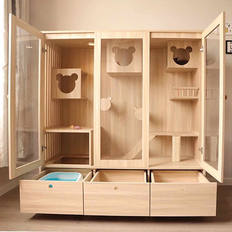 2022 new arrival Luxury pet modern wooden pet villa cat scratching furniture house with toys bed scratched board
2022 new arrival Luxury pet modern wooden pet villa cat scratching furniture house with toys bed scratched board