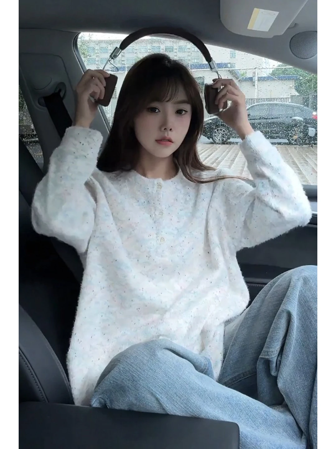 Soft Knitted Henry Collar Sweatirt Long Sve Men's Winter Casual Luxury Sle Couple's Loose Fit Polyester T-irt
Soft Knitted Henry Collar Sweatirt Long Sve Men's Winter Casual Luxury Sle Couple's Loose Fit Polyester T-irt