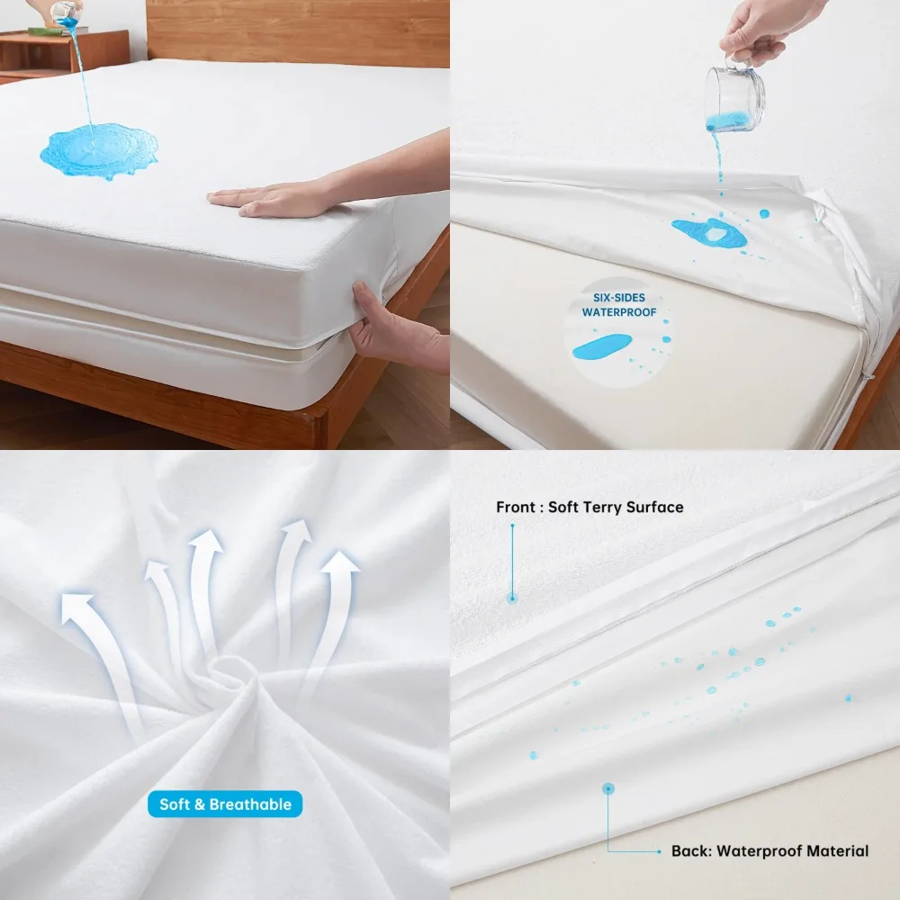Transform your sleep with this luxurious, ultra-soft, and chic premium mattress cover. Featuring cutting-edge SS technology, thi
Transform your sleep with this luxurious, ultra-soft, and chic premium mattress cover. Featuring cutting-edge SS technology, thi