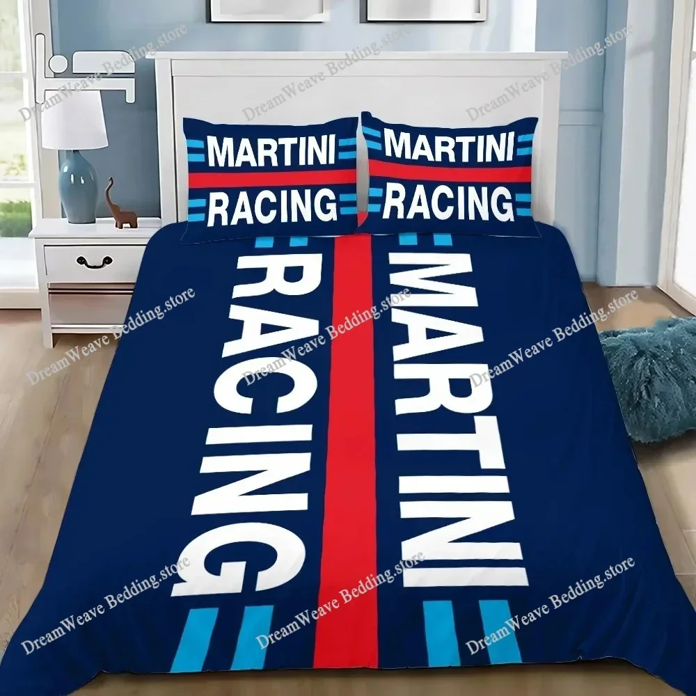 Racing Martini Stripe Duvet Cover Pillowcase Bedding Set Adult Boy Girl Bedroom Decoration Children Single Double Large Size9639
Racing Martini Stripe Duvet Cover Pillowcase Bedding Set Adult Boy Girl Bedroom Decoration Children Single Double Large Size9639