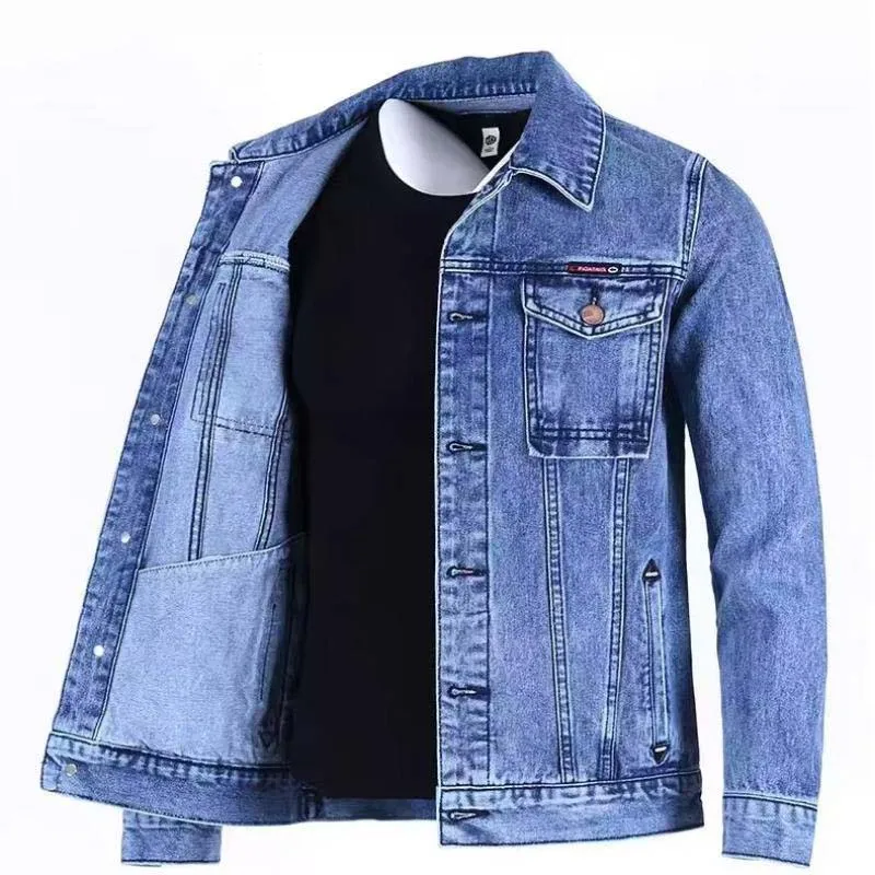 Мужская рабочая куртка UNITIM Spring American Heavy Denim: Ретро-стиль, уличная мода, классическая джинсовая куртка на пуговицах для активного отдыха
Мужская рабочая куртка UNITIM Spring American Heavy Denim: Ретро-стиль, уличная мода, классическая джинсовая куртка на пуговицах для активного отдыха