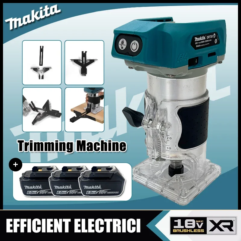Аккумуляторный триммер Makita DRT50, бесщеточный фрезерный станок для обработки дерева, гравировальный инструмент
Аккумуляторный триммер Makita DRT50, бесщеточный фрезерный станок для обработки дерева, гравировальный инструмент