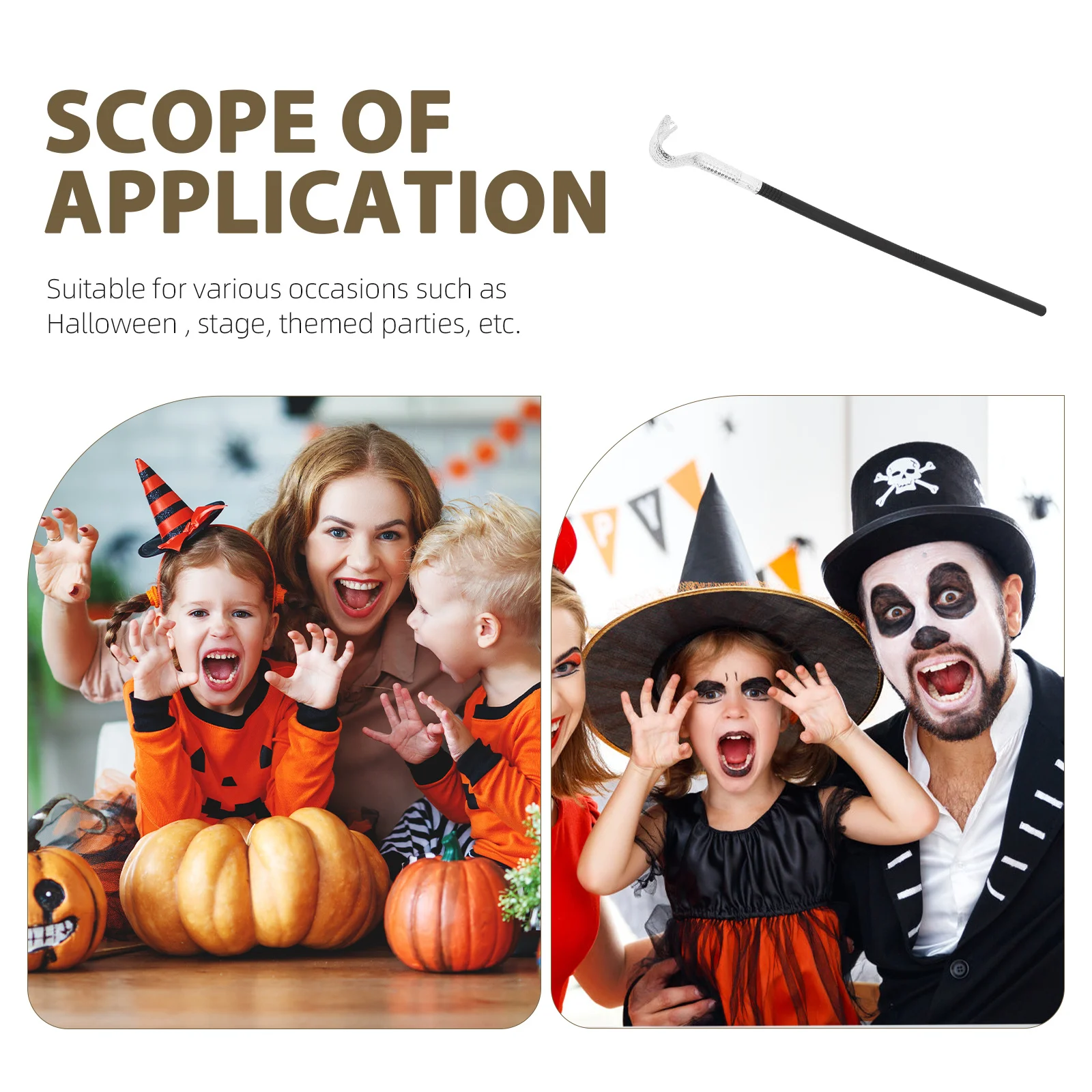 1pcs Snake Head Cane Unique Design Halloween Cosplay Prop Abs Lightweight Walking Stick Party Decor Accessory
1pcs Snake Head Cane Unique Design Halloween Cosplay Prop Abs Lightweight Walking Stick Party Decor Accessory