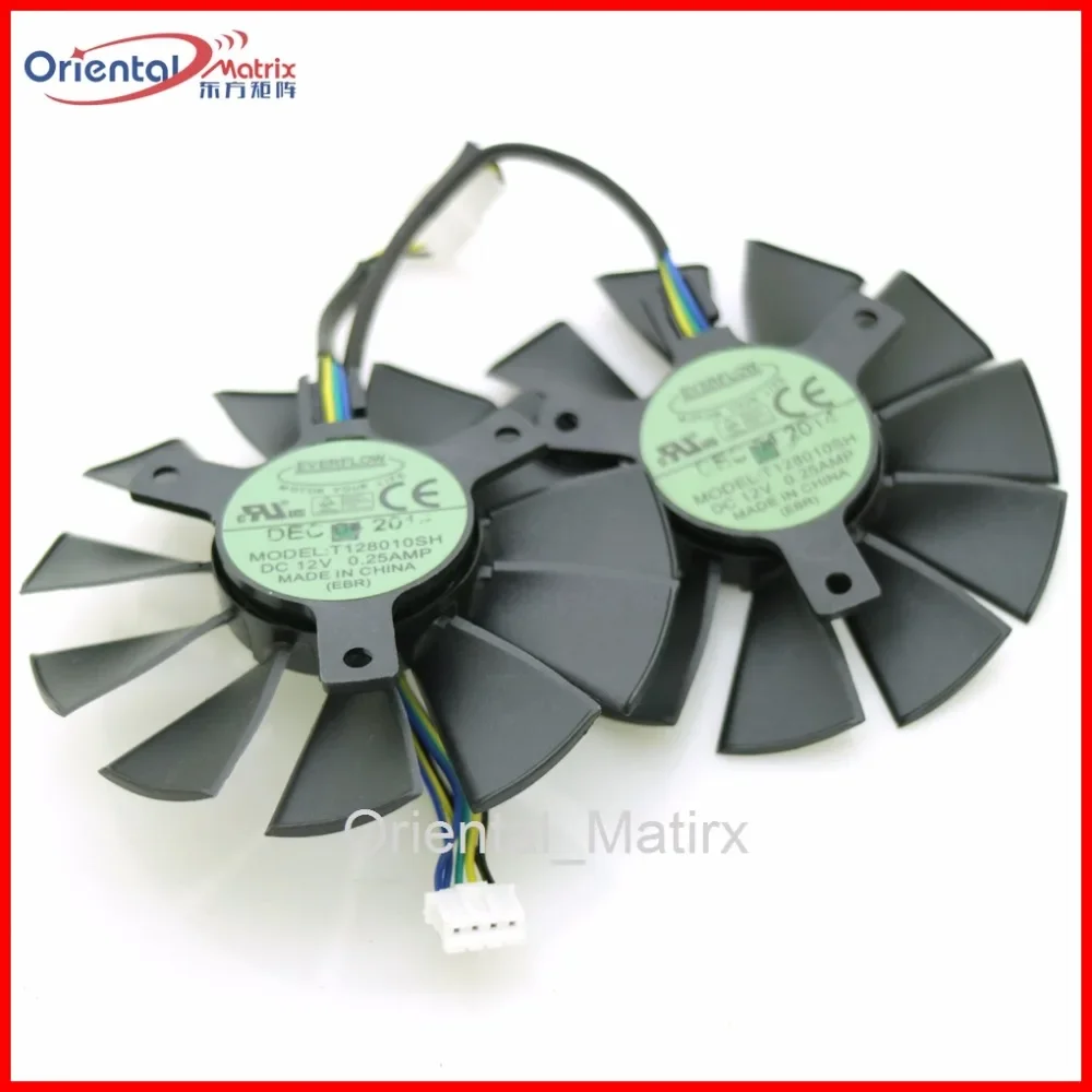 T128010SH 12V 0.25A 75mm 39*39*39mm VGA Fan 4Pin For ASUS STRIX GTX750TI GTX960 Graphics Card Cooling Fan
T128010SH 12V 0.25A 75mm 39*39*39mm VGA Fan 4Pin For ASUS STRIX GTX750TI GTX960 Graphics Card Cooling Fan