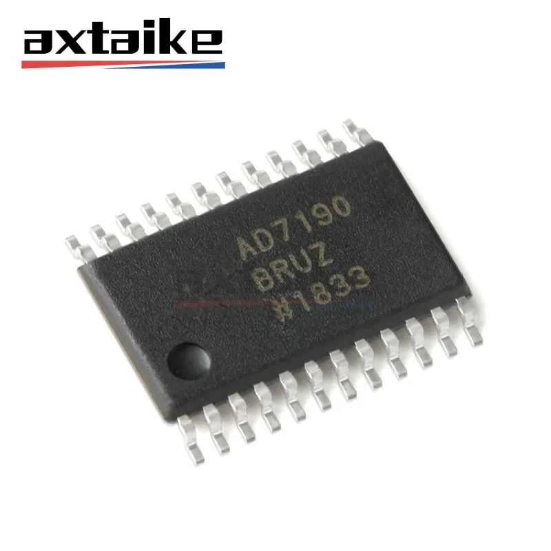 AD7190 AD7190BRU AD7190BRUZ AD7190BRUZ-REEL TSSOP-24 Analog To Digital Converters - ADC 2ch UltraLow Noise 24Bit SD ADC IC SMD
AD7190 AD7190BRU AD7190BRUZ AD7190BRUZ-REEL TSSOP-24 Analog To Digital Converters - ADC 2ch UltraLow Noise 24Bit SD ADC IC SMD
