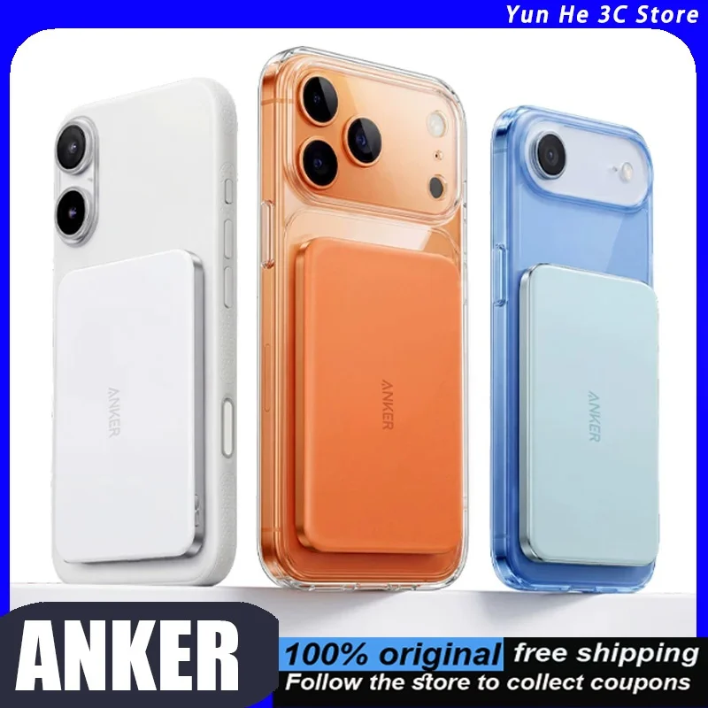 Anker Air Wireless Power Bank Ultra-Slim 5000mAh/10000mAh 15W Fast Charging Portable 3C Certified Airline Approved for Apple
Anker Air Wireless Power Bank Ultra-Slim 5000mAh/10000mAh 15W Fast Charging Portable 3C Certified Airline Approved for Apple