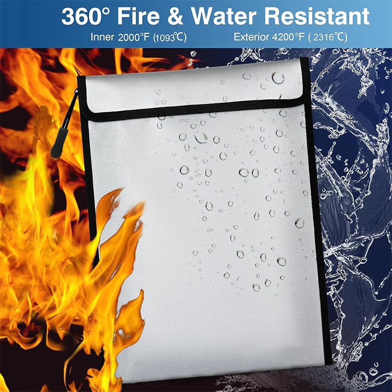 Waterproof & Fireproof Faraday Bag Car Key Fobs Cell Phone Laptops Files Faraday Bag Anti-Hacking Signal Blocker Storage Pouch
Waterproof & Fireproof Faraday Bag Car Key Fobs Cell Phone Laptops Files Faraday Bag Anti-Hacking Signal Blocker Storage Pouch