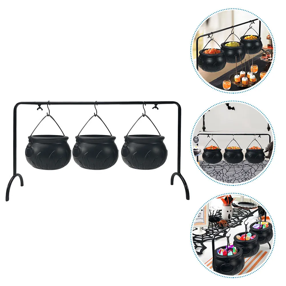 1 Set Halloween Witch Bucket Decor Iron Candy Holder Stand With Cauldron Rack For Party Treats Storage Small Handheld Buckets
1 Set Halloween Witch Bucket Decor Iron Candy Holder Stand With Cauldron Rack For Party Treats Storage Small Handheld Buckets