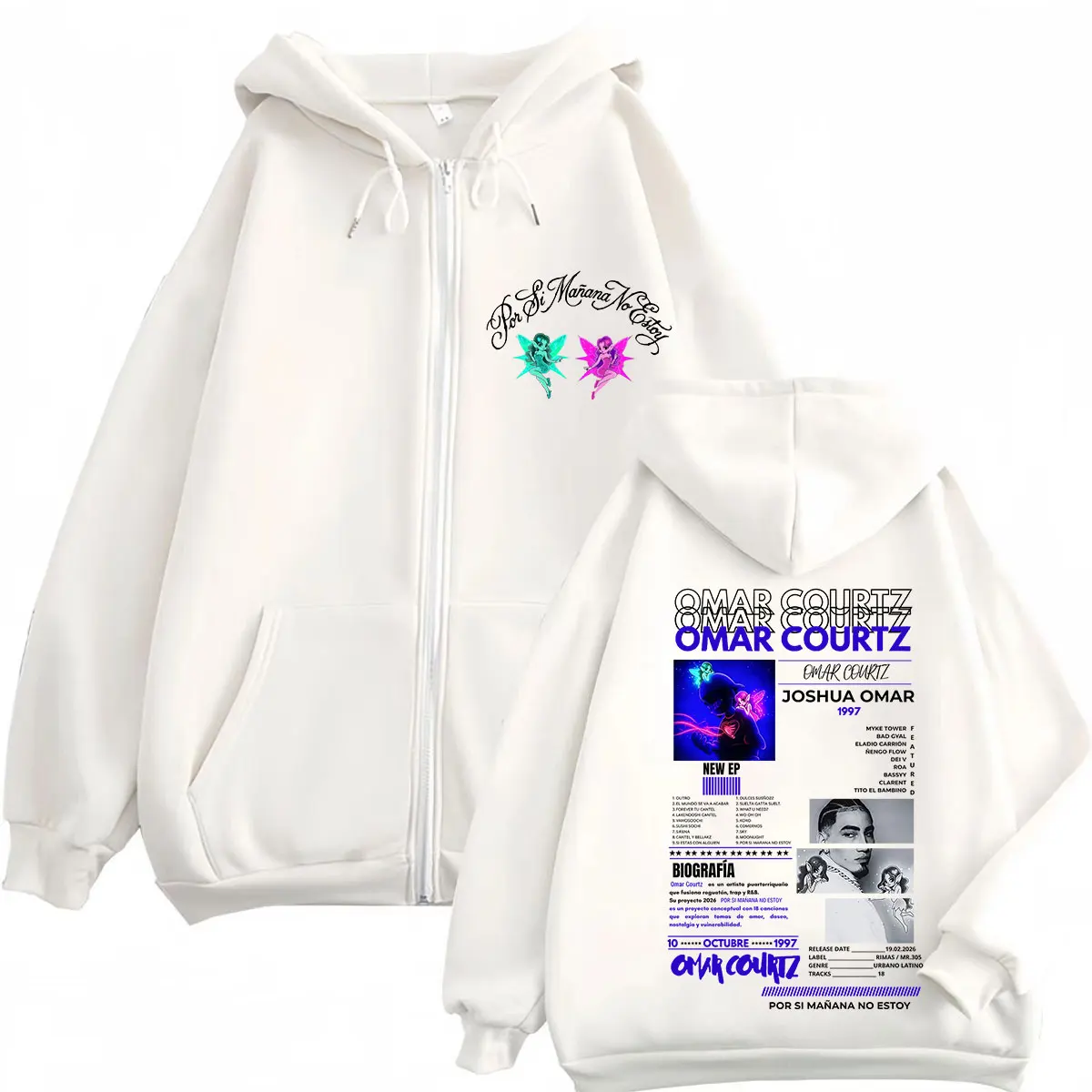 Omar Courtz Por Si Manana No Estoy 2026 Tour Print Zipper Hoodie Men Fashion Casual Long Sleeves Aesthetic Zip Up Sweatshirt
Omar Courtz Por Si Manana No Estoy 2026 Tour Print Zipper Hoodie Men Fashion Casual Long Sleeves Aesthetic Zip Up Sweatshirt