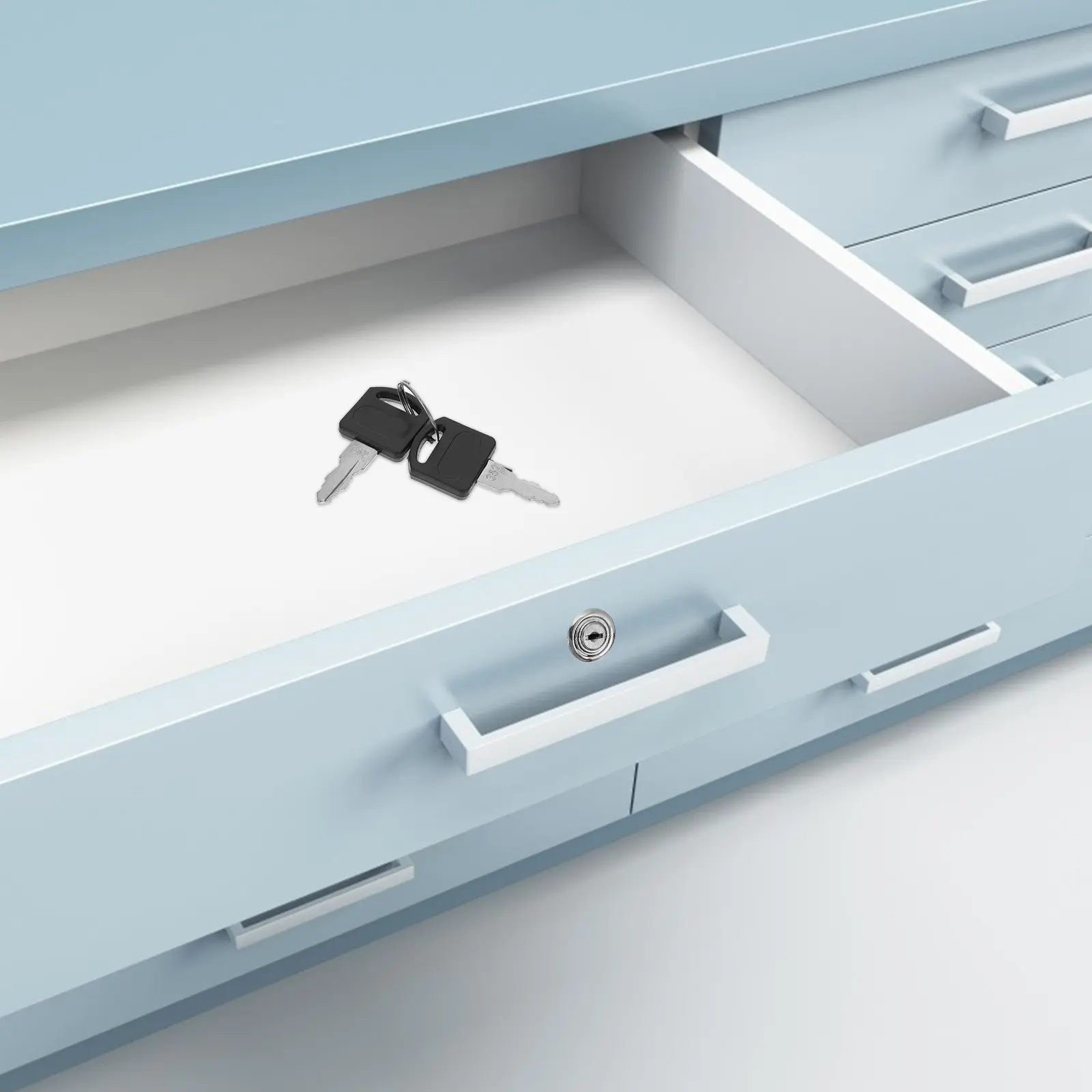 2 шт. замков-пружинок из цинкового сплава с разными ключами для офисной и домашней мебели, шкафов, гардеробов, столов, систем хранения документов
2 шт. замков-пружинок из цинкового сплава с разными ключами для офисной и домашней мебели, шкафов, гардеробов, столов, систем хранения документов