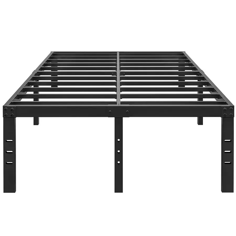 18 Inch Metal Bed Frame Queen Size Black Basic Steel Slats Platform, Easy Assembly Heavy Duty Noise Free Bedframes, No Box Spri
18 Inch Metal Bed Frame Queen Size Black Basic Steel Slats Platform, Easy Assembly Heavy Duty Noise Free Bedframes, No Box Spri