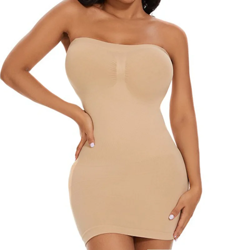 GUUDIA Slim Tube Top Fitting Dress with Detachable Strap Ribbed Stretchy Slimming Party Dresses Fittting Tupe Tank Sleeveless
GUUDIA Slim Tube Top Fitting Dress with Detachable Strap Ribbed Stretchy Slimming Party Dresses Fittting Tupe Tank Sleeveless